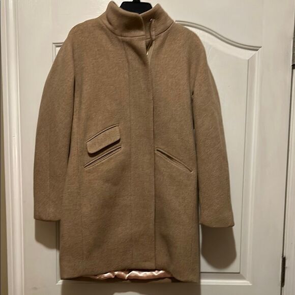 J. Crew Tan Pea Coat - Picture 2 of 14